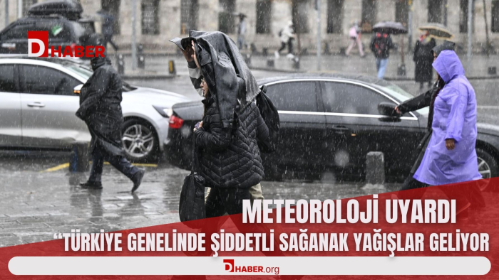 Türkiye Genelinde Kuvvetli Sağanak Yağışı Alarmı