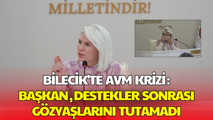 AK Parti Ve MHP'nin Desteğini Alan CHP'li Başkan Melek Mızrak Subaşı Gözyaşlarını Tutamadı
