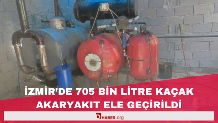 İzmir'in Torbalı ilçesinde Kaçak Akaryakıt Operasyonu