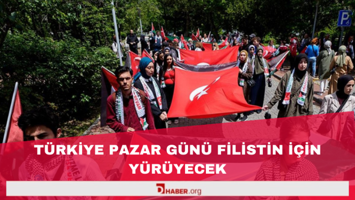Türkiye'de 6 Ekim'de Filistin'e Destek Yürüyüşü Düzenlenecek