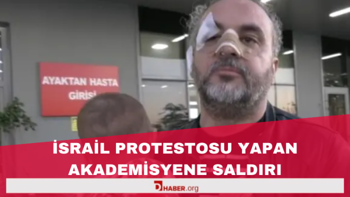 Rize'de İsrail Protestosu Yapan Akademisyene Saldırı