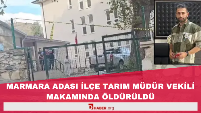 İlçe Tarım Müdür Vekili makamında öldürüldü