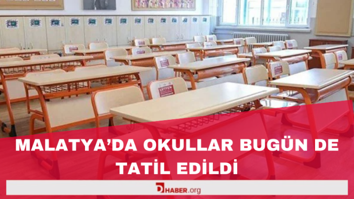 Malatya'da Deprem Sonrası Okullar Bugün de Tatil Edildi