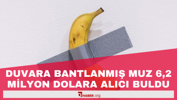 Duvara Bantlanmış Muz 6,2 Milyon Dolara Alıcı Buldu