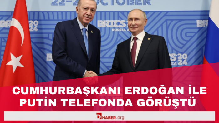 Cumhurbaşkanı Erdoğan ile Putin Telefonda Görüştü