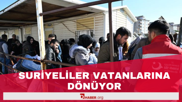 Suriyeliler Vatanlarına Dönüyor