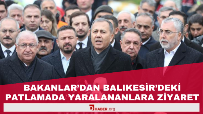 Bakanlardan Balıkesir'deki Patlamada Yaralananlara Ziyaret