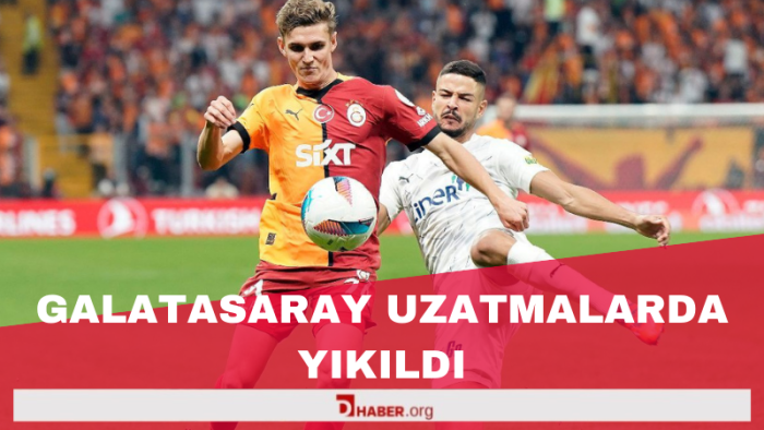 Galatasaray uzatma dakikalarında yıkıldı