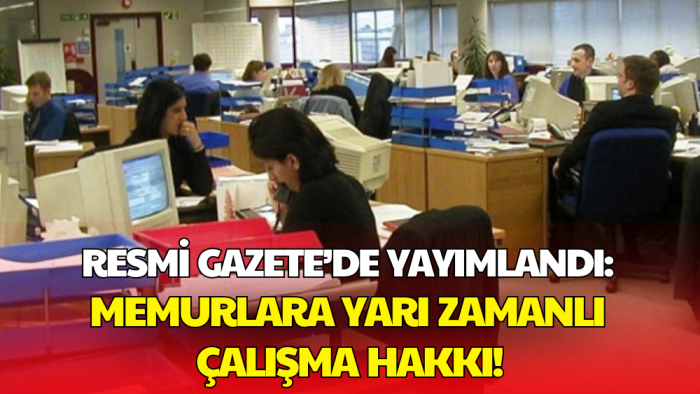 Çocuk İlkokula Başlayana Kadar Yarı Zamanlı Çalışma İmkanı